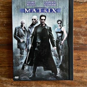The Matrix Movie DVD Keanu Reeves Laurence Fishburne Cyber Thriller